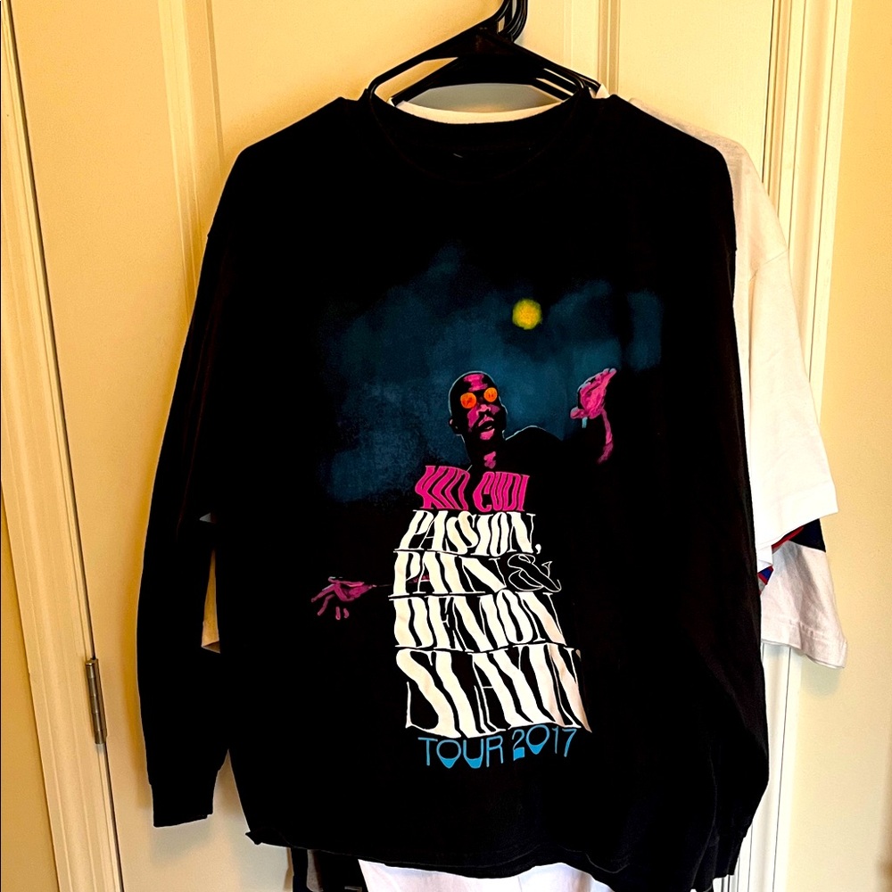 Kid Cudi x Virgil Abloh Long sleeve Collab!🔥🔥🔥
